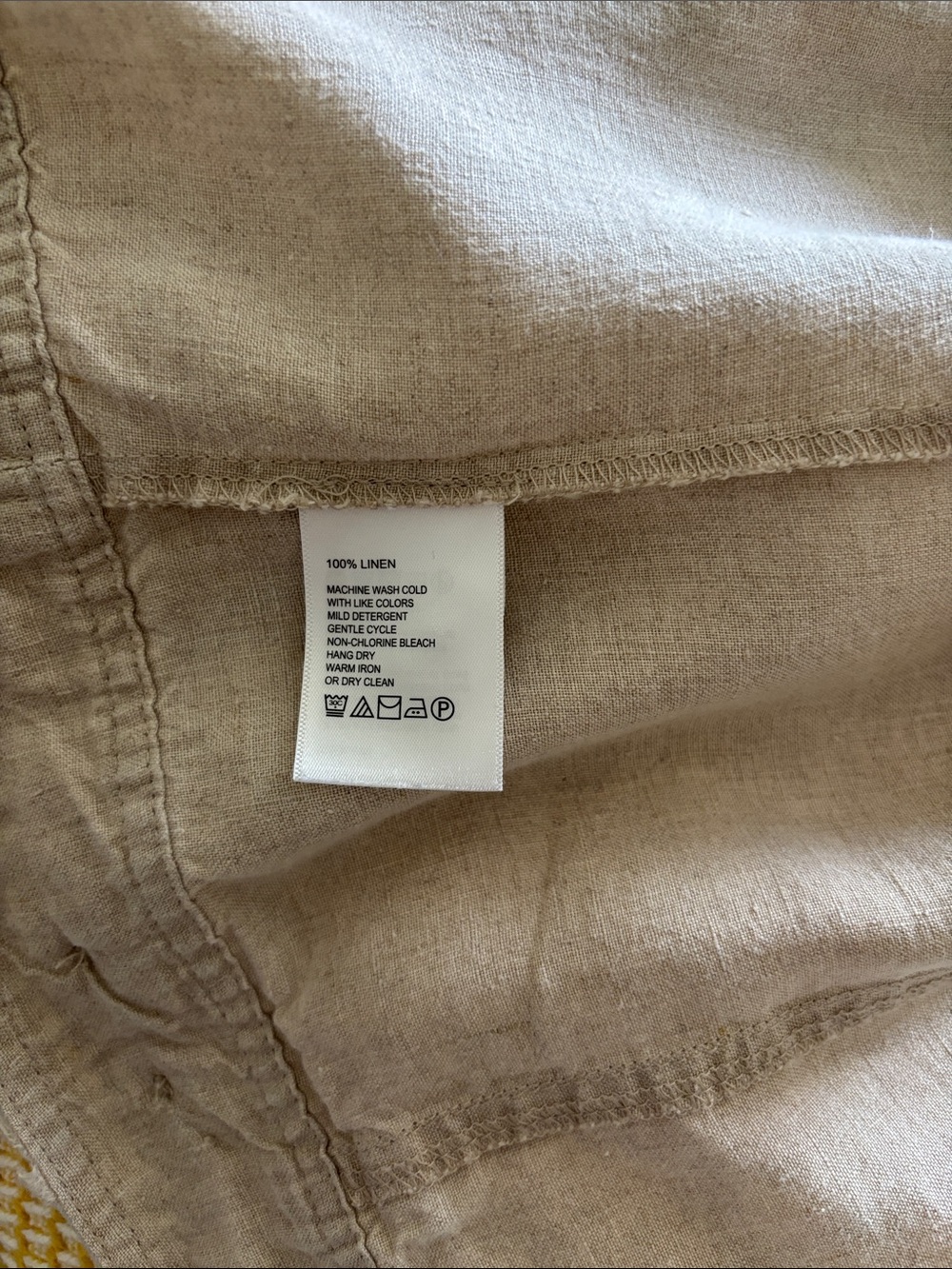 Tommy Bahama Women's Light Beige Linen Jacket with Distressed Trim - Picture 5 of 6